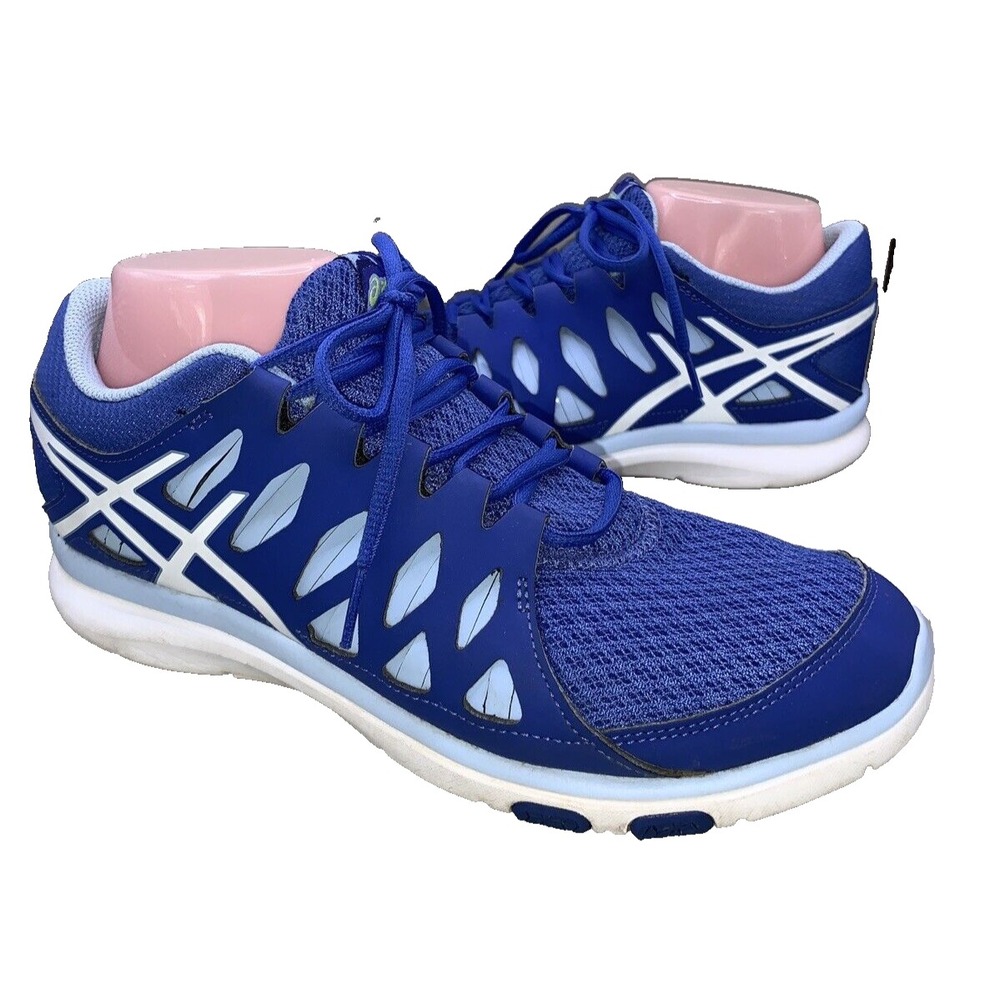 ASICS Gel-Fit Tempo Women's 9.5 Blue S563N Running Shoes Cross Training Lace Up